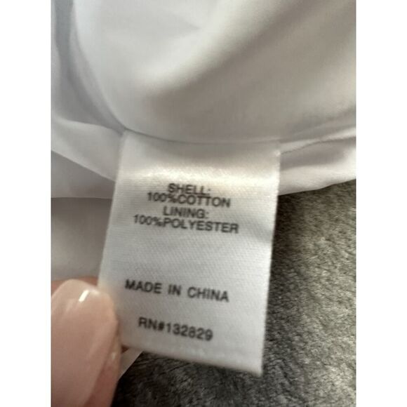 Superdown Flynn Ruched Sleeve Dress White Mini Off Shoulder Revolve Small - Picture 13 of 14